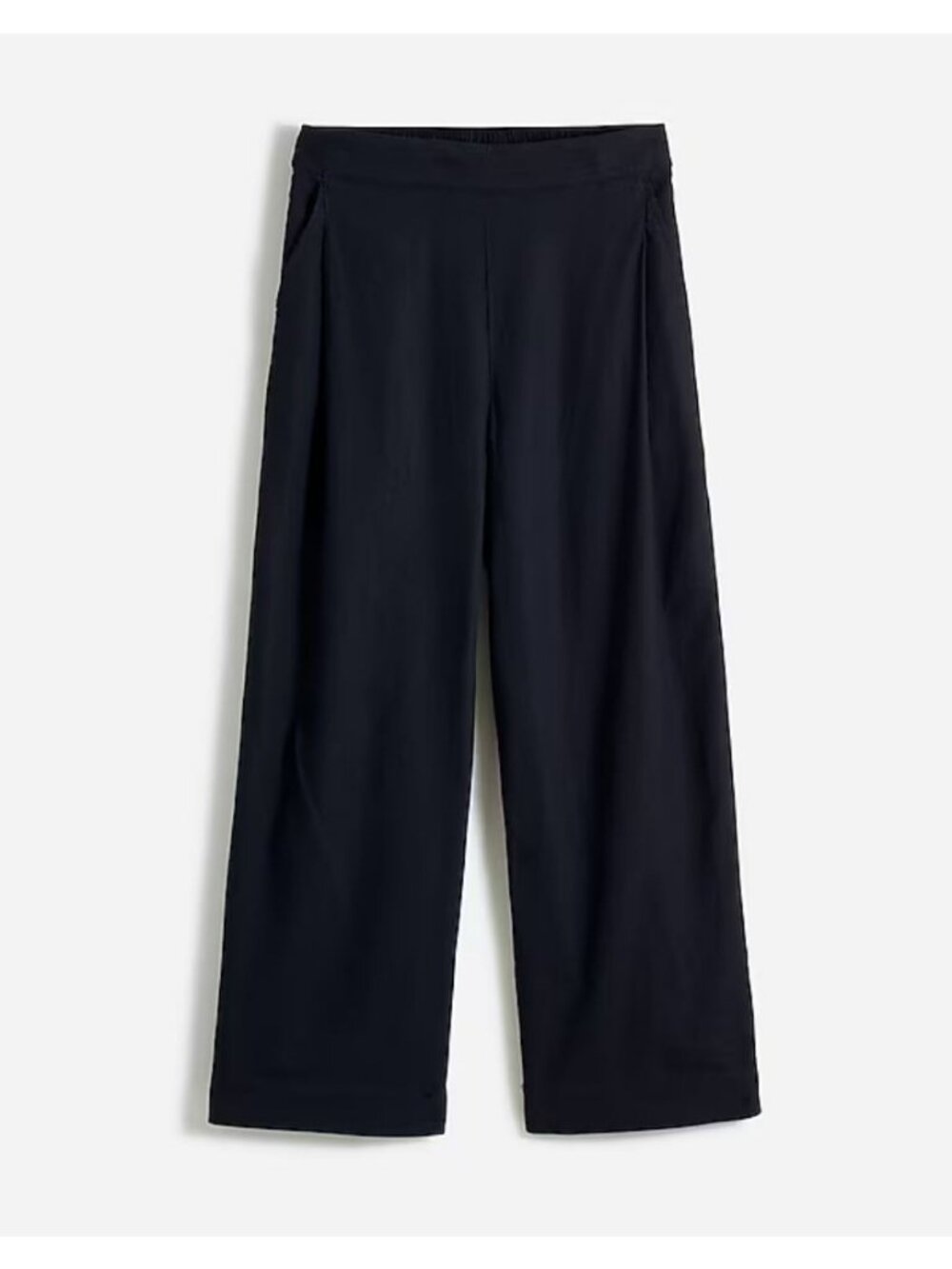 Madewell Pull-On Straight Crop Pant Women's SIze 2 in True Black New With Tags!